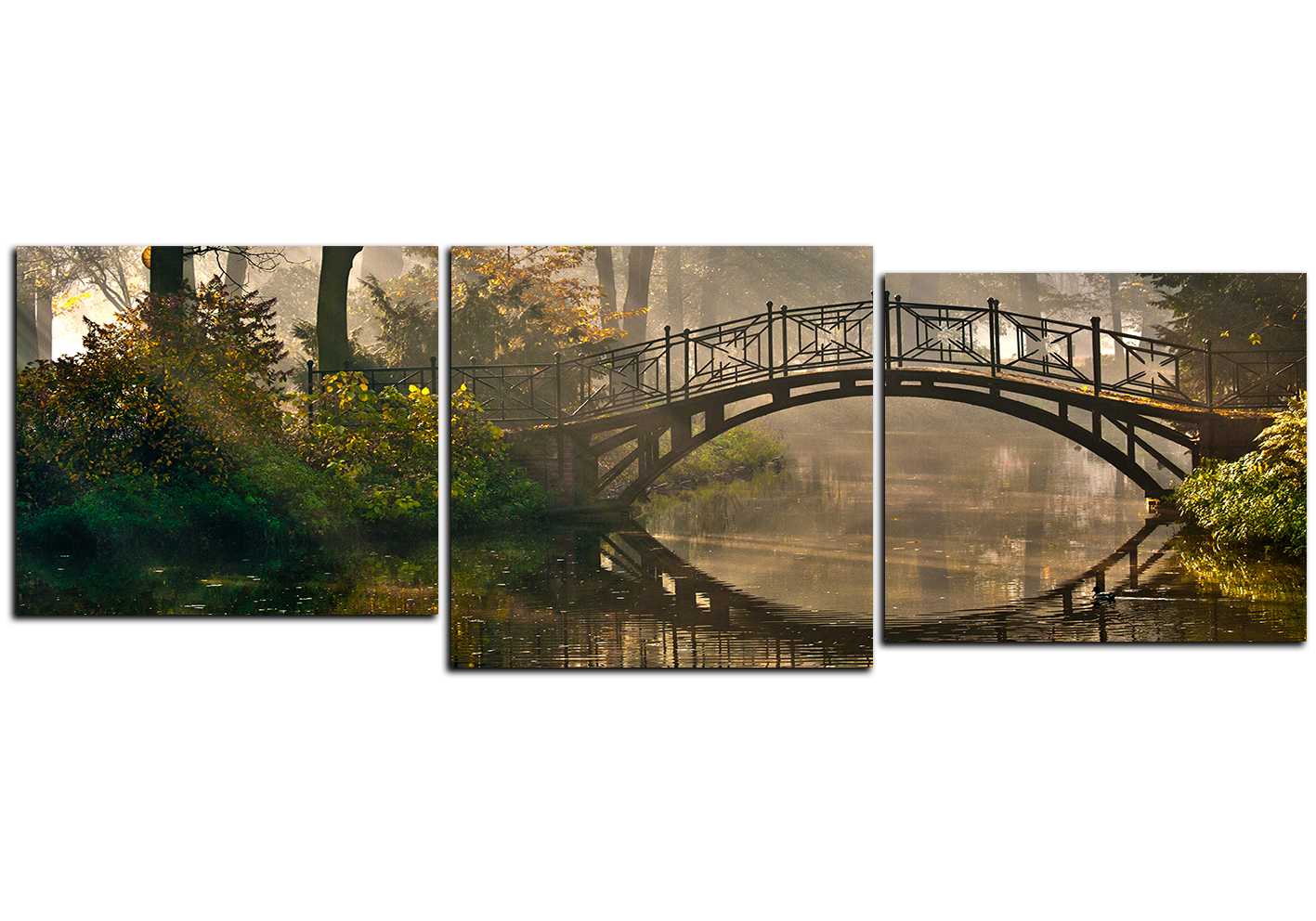 Obraz na plátně - Starý most - panoráma Obraz na plátně - Starý most - panoráma